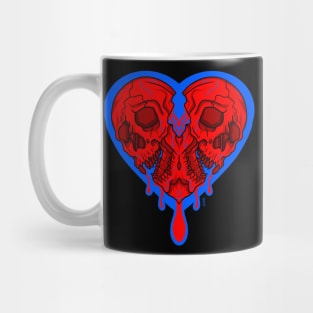 Skull heart Mug